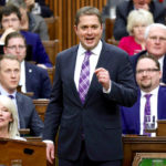 Conservative leader Andrew Scheer speaks during Question Period in the House of Commons on Parliament Hill in Ottawa, May 1, 2019.