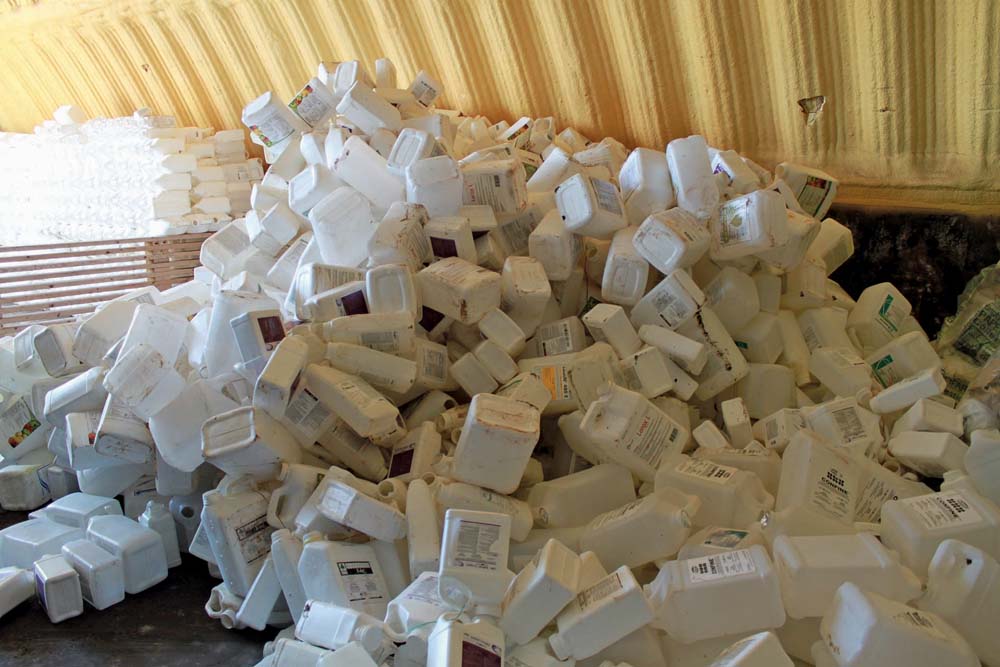 This is just a minuscule fraction of the 126 million plastic jugs that Cleanfarms has collected and recycled.