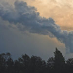 To turn into a raindrop, our little droplet would have to make a lot of collisions, as a typical raindrop is about one million times larger than a typical cloud droplet.