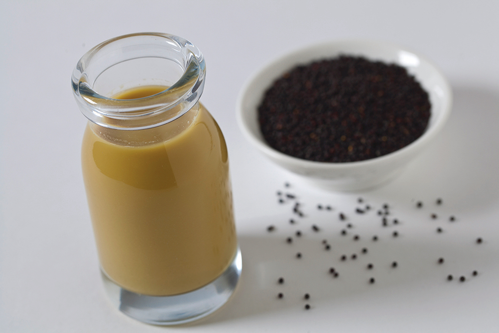 Canola “milk” has a mild flavour and silky texture, according to Delaney Ross Burtnack.