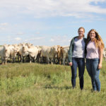Clare (left) and Jill (right) Martens farm cattle and seed crops with their dad and uncle near Boissevain.