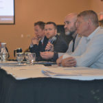 A panel of Manitoba Pork staff addressed issues of disease management, traceability and communication.