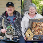 Jim and Bev Levandosky build birdhouses with a unique and artistic twist.