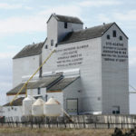An elevator at Ste. Agathe was built around 1938 by La Cie Parent. Purchased by Manitoba Pool Elevators in 1945, its capacity was increased with crib annexes built in 1956 and 1962. Elevator and annexes were destroyed by fire on September 29, 1962 and rebuilt as a composite-style elevator later that year. Fully renovated in 1984, with an additional crib annex moved from Silver Plains, the facility operated until 2002 when it was closed by Agricore United and demolished in 2010.