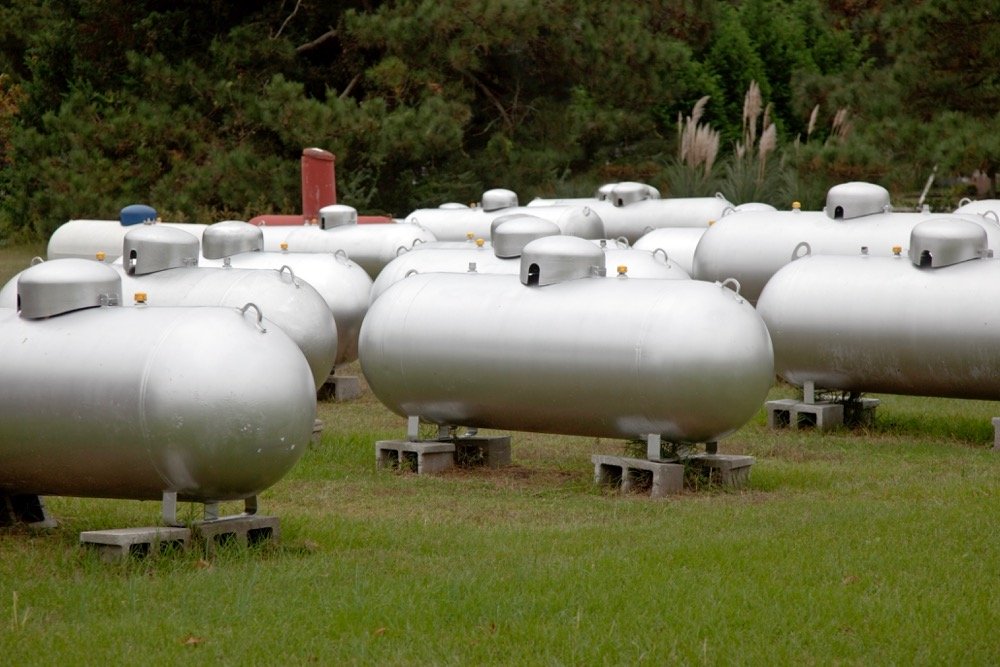 File photo of propane tanks. (Joe_Potato/iStock/Getty Images)
