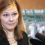 Twyla Francois, director of investigations with the Canadian arm of the Los Angeles-based group Mercy for Animals, says she doesn’t believe the pork industry is sincere about moving from gestation stalls to group housing. (Shannon VanRaes photo)
