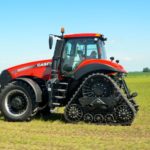 Case IH has rolled out its new Magnum Rowtrac tractor, merging rigid-frame tractor design with the features of its Steiger Rowtrac line. (Leeann Minogue photo)
