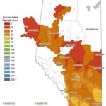 Alberta’s accumulated rainfall for September 2014. (WeatherFarm.com)
