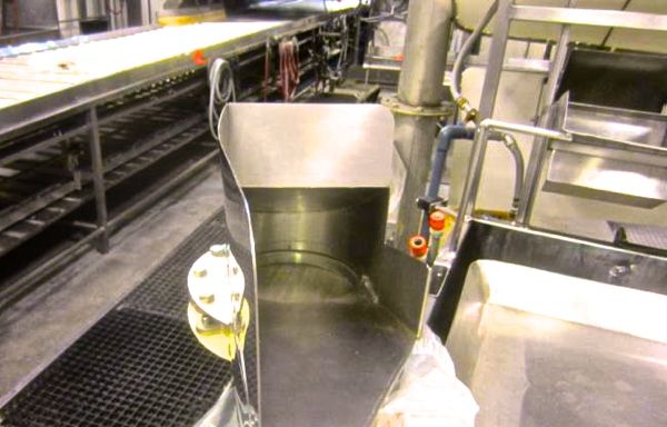 Equipment such as this offal blow tank at Quebec’s Levinoff-Colbex plant was sold to buyers onsite and online on Dec. 2. (BidSpotter.com)
