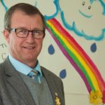 Alan McIsaac, shown here last month visiting Charlottetown’s St. Jean Elementary School in his role as minister of education and early childhood development, now leads a reorganized ministry of agriculture and fisheries. (Brian Simpson photo courtesy Government of P.E.I.)