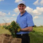Dr. Roy Golsteyn’s lab is studying buffalo bean for compounds that may help fight certain cancers. (Photo courtesy University of Lethbridge)
