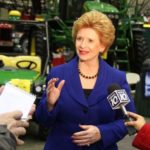 U.S. Senator Debbie Stabenow, shown here in Michigan in 2011, proposes a voluntary COOL system for beef and pork, while keeping mandatory COOL for lamb and other covered goods. (Stabenow.senate.gov via Flickr)
