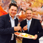 Austrian politician Andrae Rupprechter posted a picture of himself on his Facebook page with a platter of cold cuts, calling the WHO report a “farce.” Twitter
