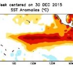 Sea surface temperature anomalies. (CPC.ncep.noaa.gov)
