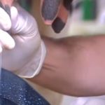 Collecting milk samples for bacterial testing. (Canadian Bovine Mastitis and Milk Quality Research Network, via YouTube)
