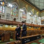Canadian Prime Minister Justin Trudeau and Mexican President Enrique Pena Nieto on Parliament Hill in Ottawa on June 28. (PMO photo by Adam Scotti)
