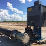 Mosaic Co. said its staff at Mulberry, Fla. are using this on-site 800-foot-deep ground water well to recover water lost from the sinkhole formation at their phosphate facility. (MosaicCo.com)

