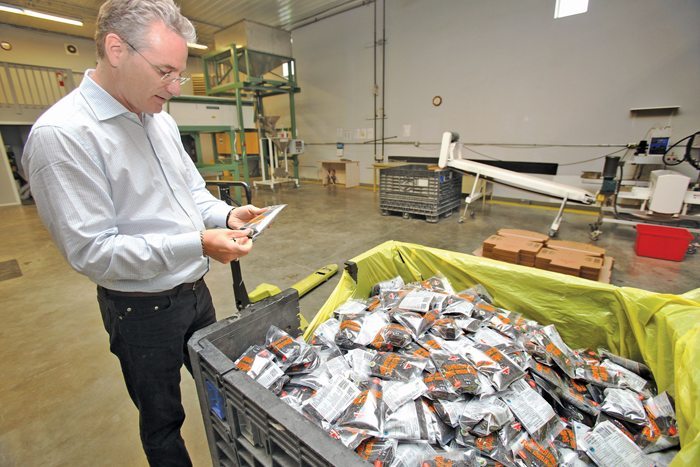 Shoal Lake Wild Rice, whose processing facility just east of Winnipeg is shown here in 2014, is one of several firms exporting Canadian-grown wild rice to buyers worldwide. (Manitoba Co-operator photo by Shannon VanRaes)
