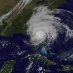 A satellite view of Hurricane Matthew at 2:30 p.m. ET on Oct. 7, 2016. (NASA/NOAA GOES Project)
