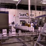 A SunOpta soy milk processing line. (SunOpta, via YouTube)
