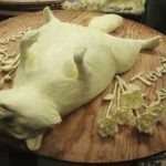 Stirling Creamery, which next month becomes part of dairy co-op Gay Lea Foods, is a sponsor of the butter sculpture displays at Toronto’s Canadian National Exhibition (CNE), including this sculpted butter tribute to city internet star Dead Raccoon TO. (StirlingCreamery.com)
