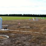 The project may look simple from above ground, but underground many sensors and scales take complex soil measures.
