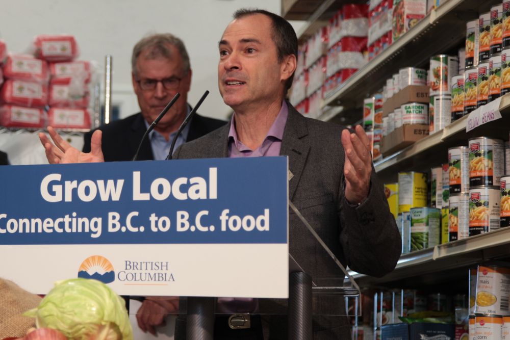 B.C. Agriculture Minister Norm Letnick, shown here last month in Kelowna, ordered new performance measures last year for the province’s Agricultural Land Commission. (Government of British Columbia photo)
