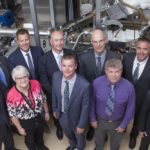 On board: Gary Stanford, Trent Rude, Jean-Marc Ruest, Harvey Brooks, Kevin Bender (back, l-r), Brent Watchorn, Cigi CEO JoAnne Buth, Drew Baker, Bill Gehl and Jim Smolik (front, l-r). (Photo courtesy Cigi)

