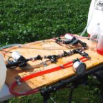A second pump in a continuous-rinse system pushes water out of the sprayer instead of diluting the mixture. (Ralph Pearce photo)

