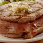 A bacon-wrapped pork chop. (PorkBeInspired.com)
