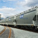 A unit of 122 cars from the K+S potash mine at Bethune, Sask. arrived Sept. 27 at the company’s potash handling and storage facility at Port Moody, B.C. (KS-Potashcanada.com)
