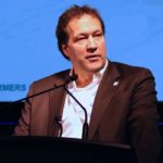 Pierre Lampron, president of Valacta and Dairy Farmers of Canada. (John Greig photo)
