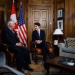 Prime Minister Justin Trudeau, shown here in Ottawa last month with U.S. Secretary of State Rex Tillerson (l), said he’s confident U.S. President Donald Trump will see remaining in NAFTA as being in Americans’ best interests. (PM.gc.ca)
