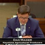 Pass Bill C-49 before Parliament breaks in June: That was KAP president Dan Mazier’s message to the Commons agriculture committee March 19 in Ottawa. (ParlVU screen shot)
