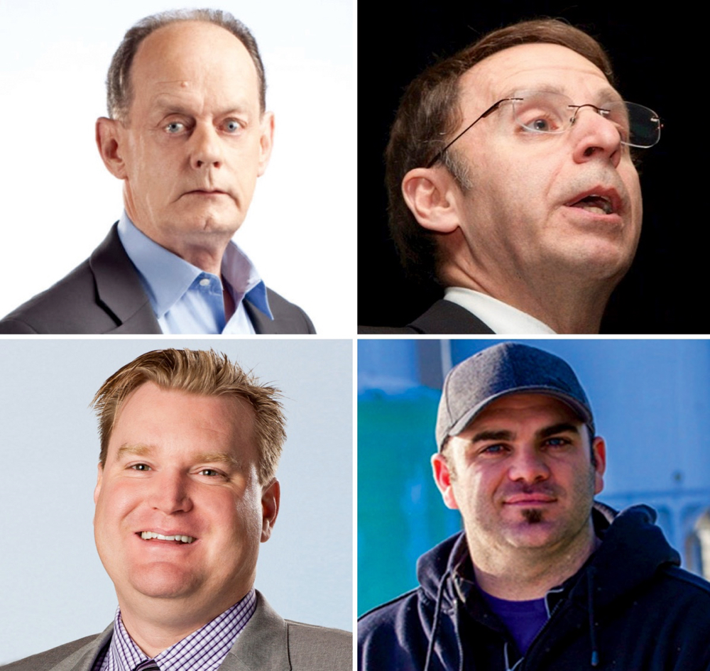 From top left: Rex Murphy, Drew Lerner, Craig Klemmer and Kristjan Hebert.