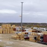 Goods portside at Churchill in September 2015. (CNS Canada photo by Jade Markus)
