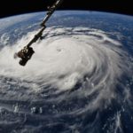 Astronaut Rickey Arnold’s view of Hurricane Florence from the International Space Station on Sept. 10, 2018. (NASA photo)