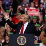 U.S. President Donald Trump holds a rally in Council Bluffs, Iowa on Oct. 9, 2018. (Photo: Reuters/Leah Millis)

