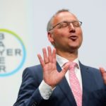Bayer CEO Werner Baumann, shown here May 25 at the company’s annual shareholders’ meeting in Bonn, is reportedly under pressure to boost the company’s share price. (File photo: Reuters/Wolfgang Rattay)
