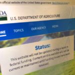 USDA’s main home page on Jan. 11, 2019. (GFM Staff photo)