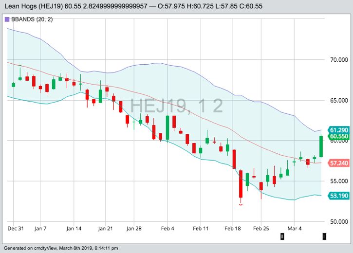 U.S. livestock: Hog futures decline on technical selling