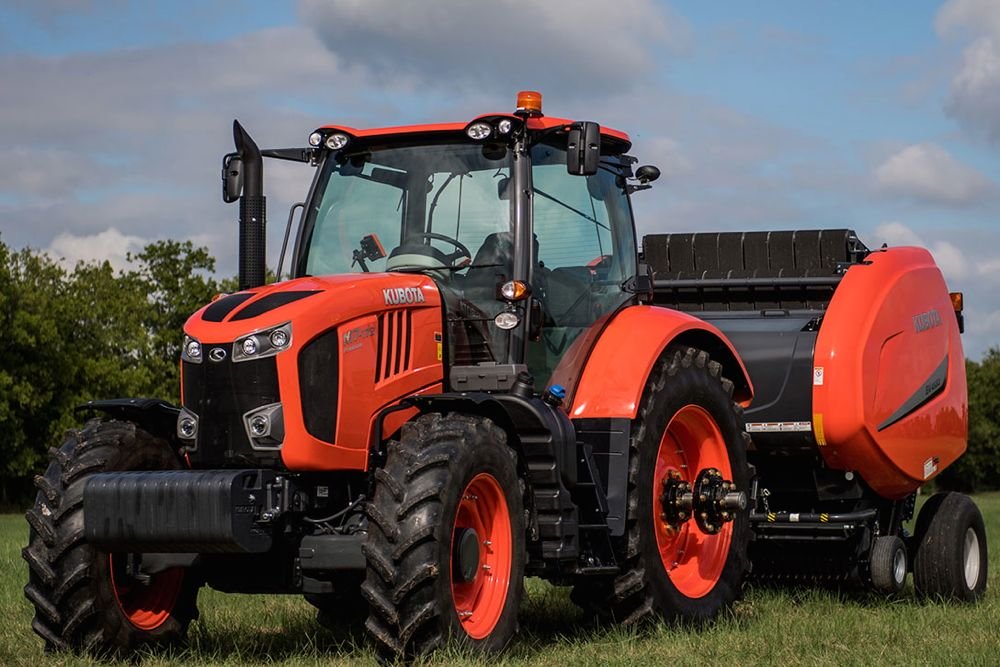 Kubota’s current highest-horsepower line of tractors is the M7 line, manufactured in France. (Kubota.ca)
