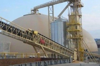 Parrish and Heimbecker’s domed grain terminal at Hamilton, in 2011. (ParrishandHeimbecker.com)

