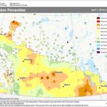 Precipitation percentiles on the Prairies for the period of April 1 to May 23, 2019. (Agriculture and Agri-Food Canada Drought Watch)
