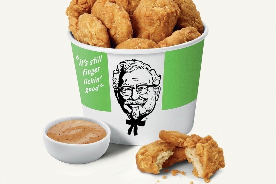 KFC is test-marketing plant-based nuggets and wings at one of its U.S. outlets in Altanta. (Global.kfc.com)
