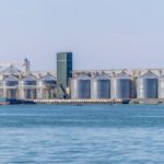 File photo of a grain terminal on the Dnieper River in Ukraine. (Konoplytska/iStock/Getty Images)
