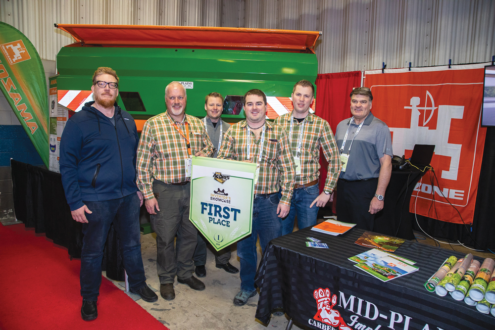 Amazone — Mid Plains Implements Ltd. were the big winners in the 2019 Ag Days Innovation Showcase, for their SmartService 4.0 which uses the possibilities of the digital VR (virtual reality) and AR (augmented reality) technologies and digital media for maintenance and repair work.