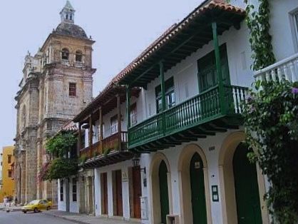 Cartagena’s colonial walled section and fortress are a UNESCO World Heritage site in Colombia. (CIA.gov)