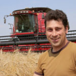 Dean Harder farms near Lowe Farm, Manitoba.