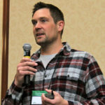 YouTuber and “Millennial Farmer” Zach Johnson speaks in Winnipeg at CropConnect 2020, Feb. 12.